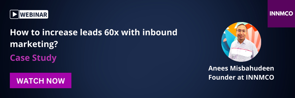Webinar - Case Study - How to increase leads 60x with inbound marketing - INNMCO (1200 × 400 px)